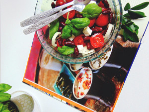 Salade aux haricots rouges.