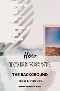 How to remove the background from a picture